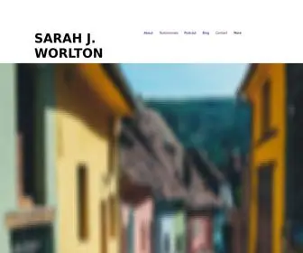 SarahJworlton.com(Keynote Speaker in Denver) Screenshot