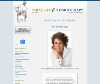 Sarahkeyphysiotherapy.com(Sarah Key Sydney Physiotherapy Centre) Screenshot