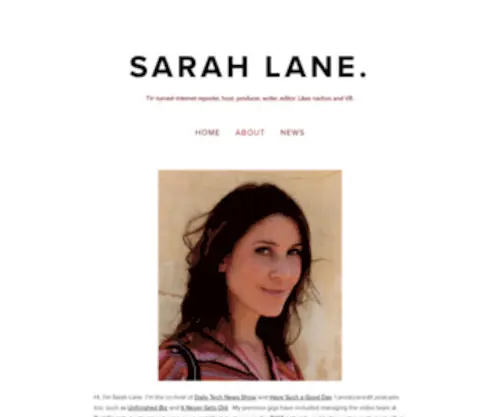 Sarahlane.com(An amazing Sarah Lane creation) Screenshot
