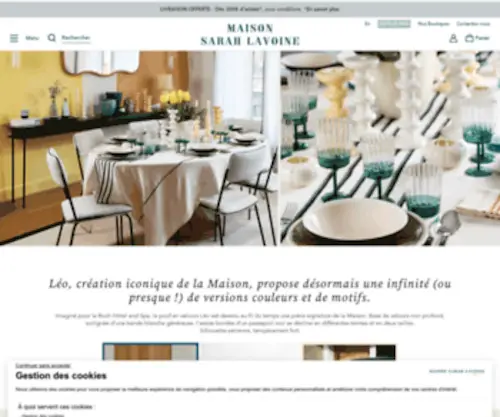 Sarahlavoine.com(Maison Sarah Lavoine) Screenshot