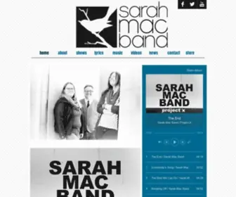 Sarahmacband.com(Sarah Mac Band) Screenshot