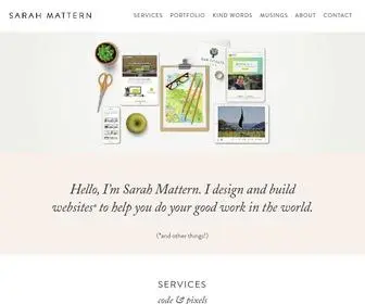 Sarahmattern.com(Sarah) Screenshot