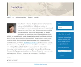 Sarahmburns.com(Sarah Burns) Screenshot