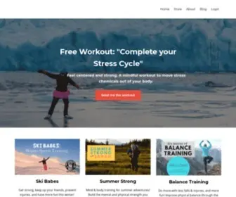 Sarahmhistand.com(Build mind & body strength & fitness for outdoor adventures) Screenshot