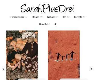 Sarahplusdrei.de(Home) Screenshot
