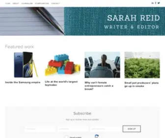 Sarahreid.info(Sarah Reid) Screenshot