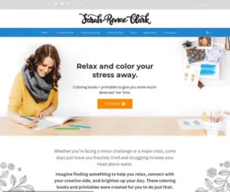 Sarahrenaeclark.com(Coloring Books and Printables by Sarah Renae Clark) Screenshot
