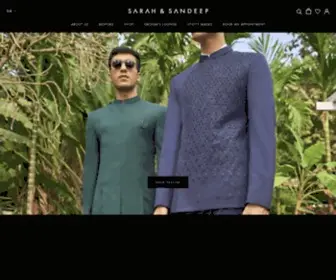 Sarahsandeep.com(Sarah and Sandeep) Screenshot