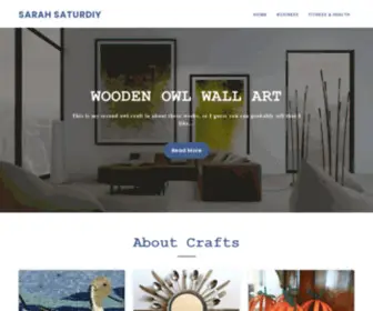 Sarahsaturdiy.com(Sarah SaturDIY) Screenshot