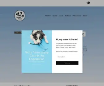 Sarahsayspets.com(Online Pet Training) Screenshot