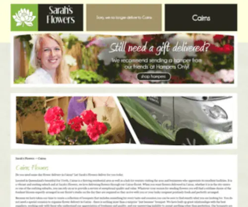 Sarahsfloristcairns.com.au(Cairns Florist) Screenshot