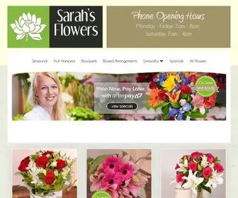 Sarahsflowers.com.au(Sarah's Flowers) Screenshot