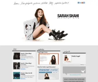 Sarahshahi.com(Sarah Shahi) Screenshot