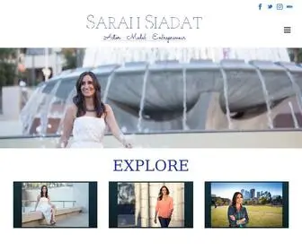 Sarahsiadat.com(Actress) Screenshot