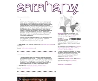 Sarahspy.com(@sarahspy) Screenshot