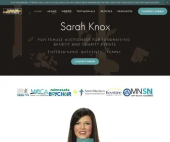 Sarahtheauctioneer.com(Sarah Jean Knox) Screenshot