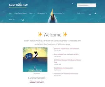 Sarahwallinhuff.com(Stream-of-Consciousness Composer) Screenshot