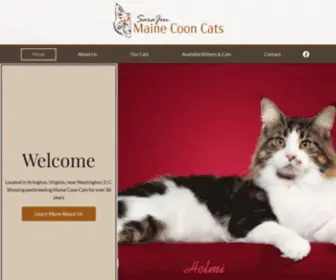 Sarajencats.com(SaraJen Cattery) Screenshot