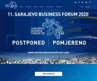 Sarajevobusinessforum.com(Sarajevo Business Forum 2013) Screenshot
