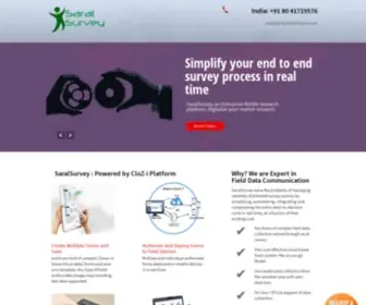 Saralsurvey.in(Saral Survey by Karabi Software) Screenshot