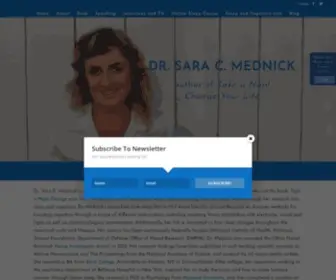 Saramednick.com(Dr. Sara C. Mednick) Screenshot