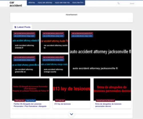 Saramods.com(Car accident attorney) Screenshot