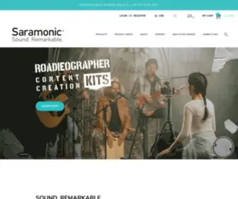 Saramonicusa.com(Saramonic Audio For Dslr'S) Screenshot