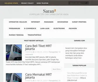Saran2.com(Saran dan Tips Dalam Kehidupan Anda) Screenshot