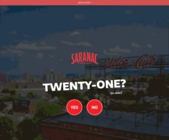 Saranac.com(Matt Brewing Company) Screenshot