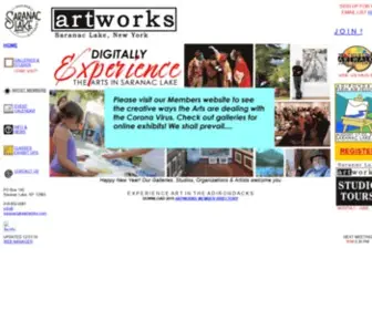 Saranaclakeartworks.com(Saranac Lake ArtWorks) Screenshot