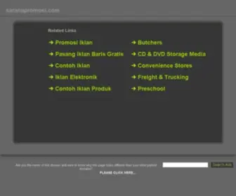 Saranapromosi.com(Jaringan Website Pasang Iklan Baris Gratis dan Iklan Premium Murah ke 100 Website di Indonesia) Screenshot