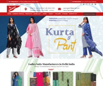 Saranga.co.in(Ladies Suits Manufacturers) Screenshot