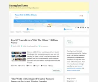 Saranghaekorea.com(Saranghae Korea) Screenshot