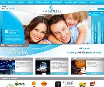 Sarantisgroup.com(Sarantis Group) Screenshot