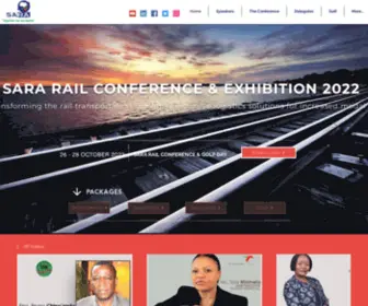 Sararailconference.com(Africa’s only railway event hosted by Railway Operators from Africa 26) Screenshot