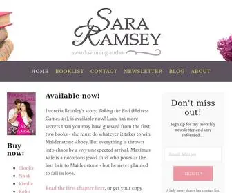 Sararamsey.com(Sara Ramsey) Screenshot