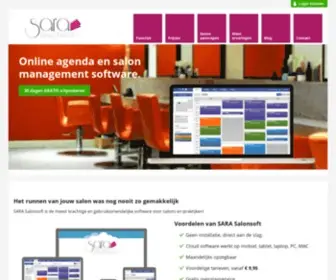 Sarasalonsoft.nl(Sara salonsoft) Screenshot