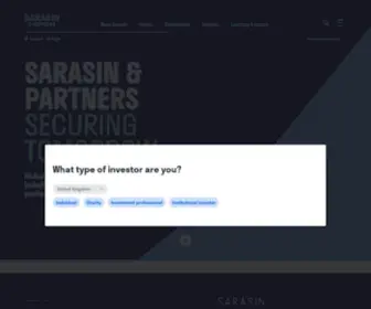Sarasinandpartners.com(Sarasin & Partners UK) Screenshot