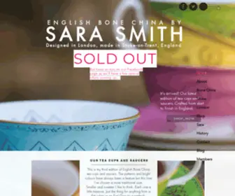 Sarasmith.co.uk(English Bone China by Sara Smith tea cups) Screenshot