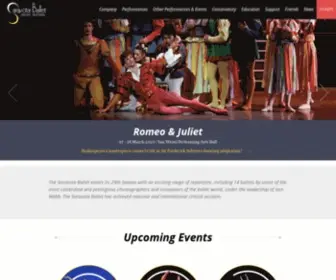 Sarasotaballet.org(The Sarasota Ballet) Screenshot