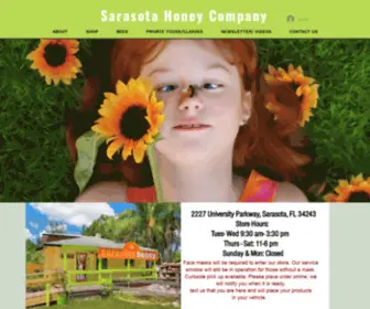 Sarasotahoney.com(Sarasota Honey Company) Screenshot