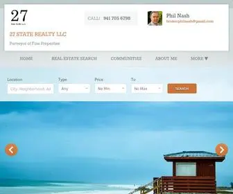 Sarasotainternational.com(27 State Realty LLC) Screenshot