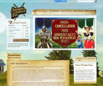 Sarasotamedievalfair.com(The Sarasota Medieval Fair) Screenshot