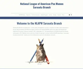 Sarasotapenwomen.com(National League of American Pen Women) Screenshot