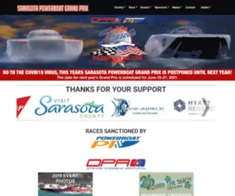 Sarasotapowerboatgrandprix.org(Suncoast Summerfest) Screenshot