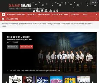 Sarasotatheater.com(Sarasota Theater) Screenshot