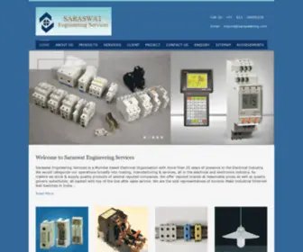 Saraswateng.com(Saraswat Engg) Screenshot