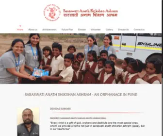 Saraswatianathashram.org(Welcome saraswatianathashram) Screenshot