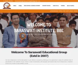 Saraswatibbl.co.in(Saraswati Educational Group Beenjhbayala) Screenshot