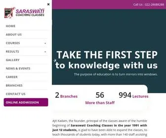 Saraswaticlasses.com(SARASWATI COACHING CLASSES) Screenshot